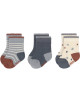 Chaussettes bébé Naissance en coton bio Tiny Farmer "Bleu" (x3)