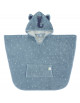Poncho en coton éponge bio "Mrs Elephant" (2-4 ans)