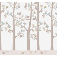 Papier peint "Forêt en Février" (300x280)