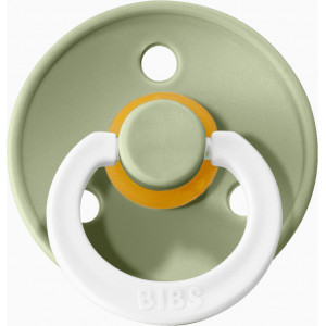 Tétine en caoutchouc naturel (6-18 mois) "Vert Sauge Phosphorescent" Bibs