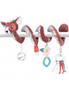 Spirale d'activités en velours "Mélimélos la Biche"