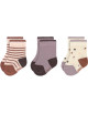 Chaussettes bébé (12-24 mois) en coton bio Tiny Farmer "Lilas" (x3)