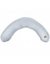 Coussin de maternité / allaitement Big Flopsy en Fleur de coton "Gris Chiné"