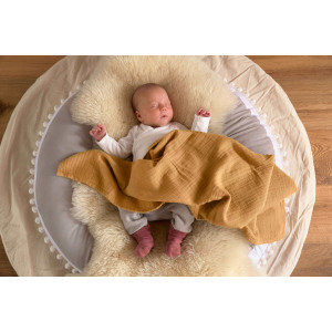 Chaussettes bébé (3-6 mois) en coton bio bio "Bois de rose" Lassig