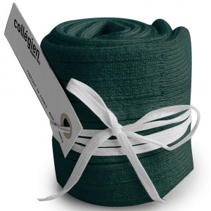 Chaussettes hautes enfant en coton égyptien "Vert Forêt" Collegien