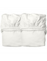 Draps housse pour lit Linea "Blanc" (x2)