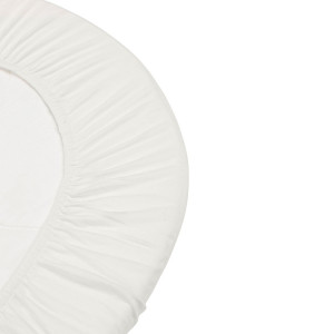 Draps housse pour lit Linea "Blanc" Leander