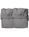 Draps housse pour lit Linea "Gris" (x2)