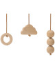 Arche d'éveil en bois et jouets NAHO