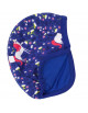 Bonnet bébé velours et coton bio Loe "Licorne" OUTLET