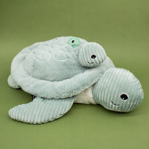Peluche Ptipotos "La Tortue Menthe" (29,5 cm) Déglingos
