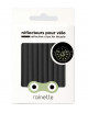Réflecteurs pour roues de vélo (8 cm) "Gris Anthracite"