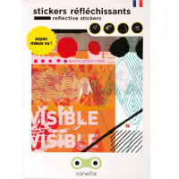 Stickers enfant réflechissants pour vélo et accessoires "Abstract" Rainette