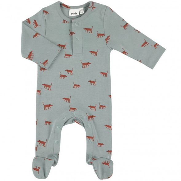 Pyjama bébé avec pieds en coton bio "Playful Pulp"
