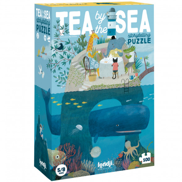 Puzzle enfant 100 pièces "Tea by the Sea" (5-8 ans)