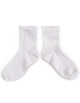 Chaussettes courtes enfant en coton Mini "Blanc Neige"