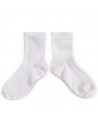 Chaussettes courtes enfant en coton Mini "Blanc Neige"