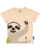 T-shirt manches courtes en coton bio "Mibo Paresseux"