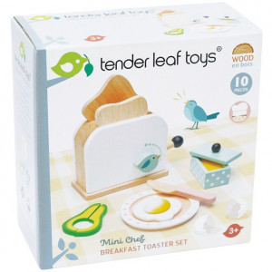Jouet enfant Grille-pain et accessoires en bois Tender Leaf Toys