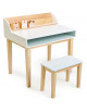 Bureau et chaise en bois "Animaux" (3 ans et +)