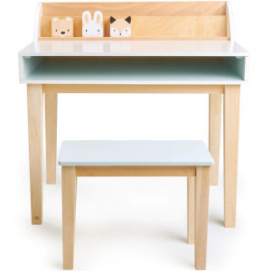 Bureau et chaise enfant en bois "Animaux" (3 ans et +) Tender Leaf Toys