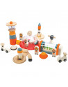 Set en bois "La vie sur Mars" (3-7 ans)