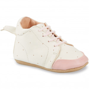 Chaussures bébé pré-marche en cuir Igo B "Plumetis" Easy Peasy