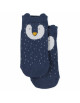 Chaussettes basses en coton bio "Mr Pingouin"