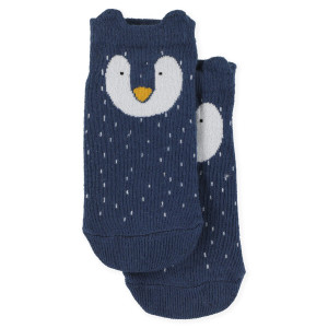 Chaussettes bébé et enfant courtes en coton bio "Mr Pingouin" Trixie Baby