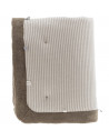 Tapis de jeu et parc en coton bio et polyester recyclé Cheerful Playing "Warm Brown" (75x95 cm) - Outlet