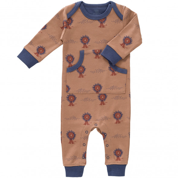 Pyjama bébé sans pieds en coton bio "Lion"