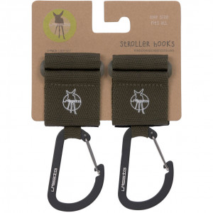 Crochets Attache Poussette avec mousqueton (x2) lassig