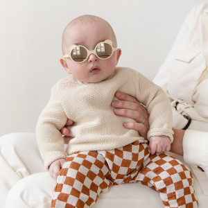 Lunettes solaires bébé (0-12 mois) Ours'on "Crème" kietla