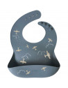 Bavoir à poche en silicone "Aviateur" (6-36 mois)