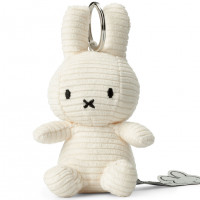 Porte-clés Miffy en velours côtelé "Blanc" Bon Ton Toys