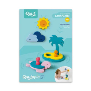 Jouet de Bain Puzzle en mousse "L île au trésor" (10 mois et +) Quut