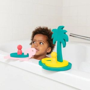 Jouet de Bain Puzzle en mousse "L île au trésor" (10 mois et +) Quut