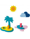 Jouet de Bain Puzzle en mousse "L île au trésor" (10 mois et +) Quut
