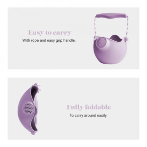 Arrosoir de plage en silicone recyclable "Violet" Scrunch