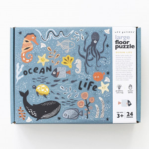 Puzzle enfant géant "Floor Ocean Life" (3 ans -6 ans) Wee Gallery