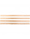 Baguettes de suspension pour affiche 40x50 en bois de chêne Les Petites Dates