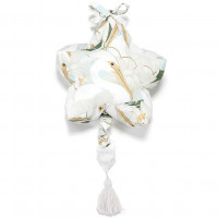 Coussin musical Etoile "Heron in Cream Lotus"-outlet-