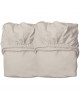 Draps housse pour Lit junior Classic en coton bio "Cappuccino" (x2)