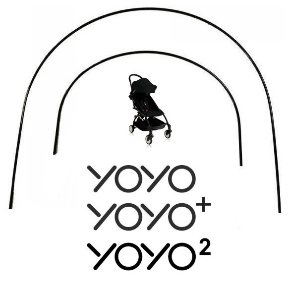 Arceaux (x2) de capote pour Yoyo et Yoyo+ 6+ poussette Babyzen