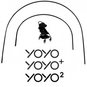 Arceaux (x2) de capote pour Yoyo et Yoyo+ 6+ poussette Babyzen