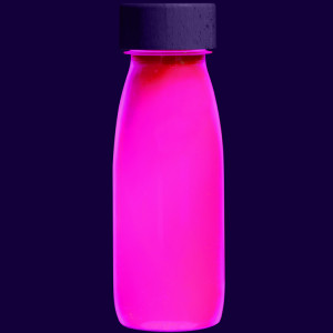 Bouteille sensorielle bébé Float Phosphorescente "Rose fluo" Petit Boum
