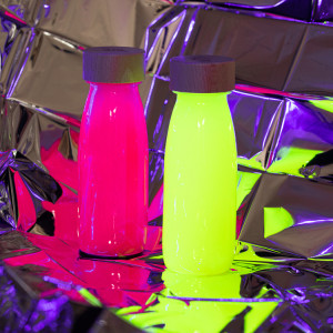 Bouteille sensorielle bébé Float Phosphorescente "Rose fluo" Petit Boum