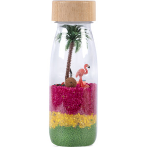 Bouteille sensorielle bébé Spy "Flamingo" Petit Boum