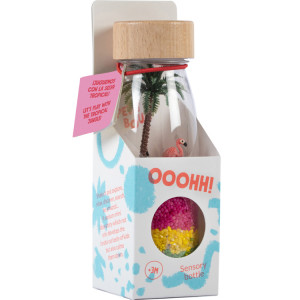 Bouteille sensorielle bébé Spy "Flamingo" Petit Boum