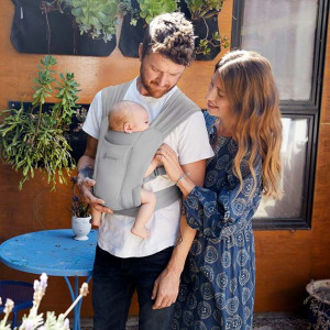 Porte-bébé Embrace Mesh Soft Air "Gris Clair" Ergobaby